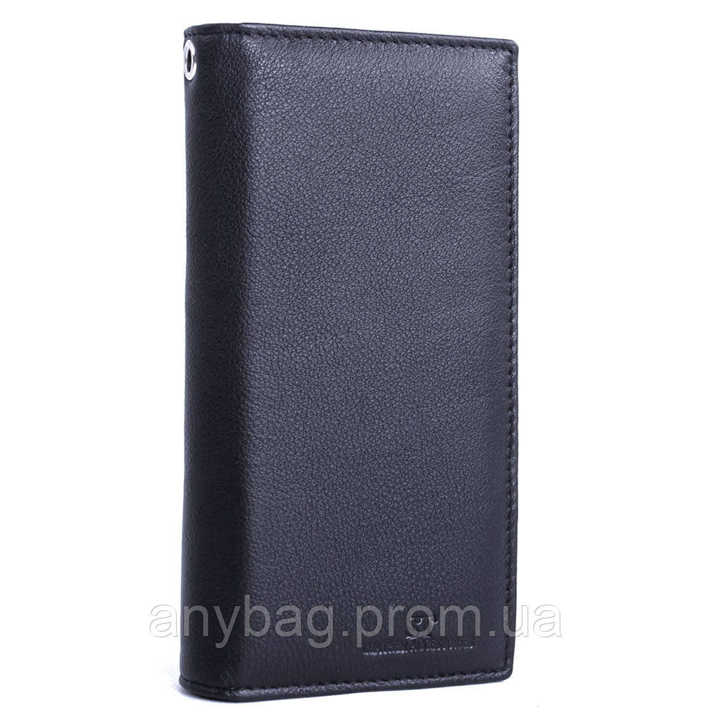 Шкіряний гаманець-клатч ST-25370 чорний