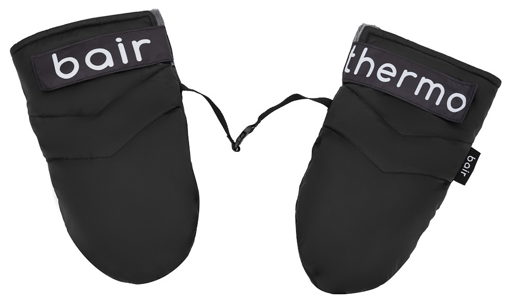 Рукавиці Bair Thermo Mittens black noire чорний, фото 1