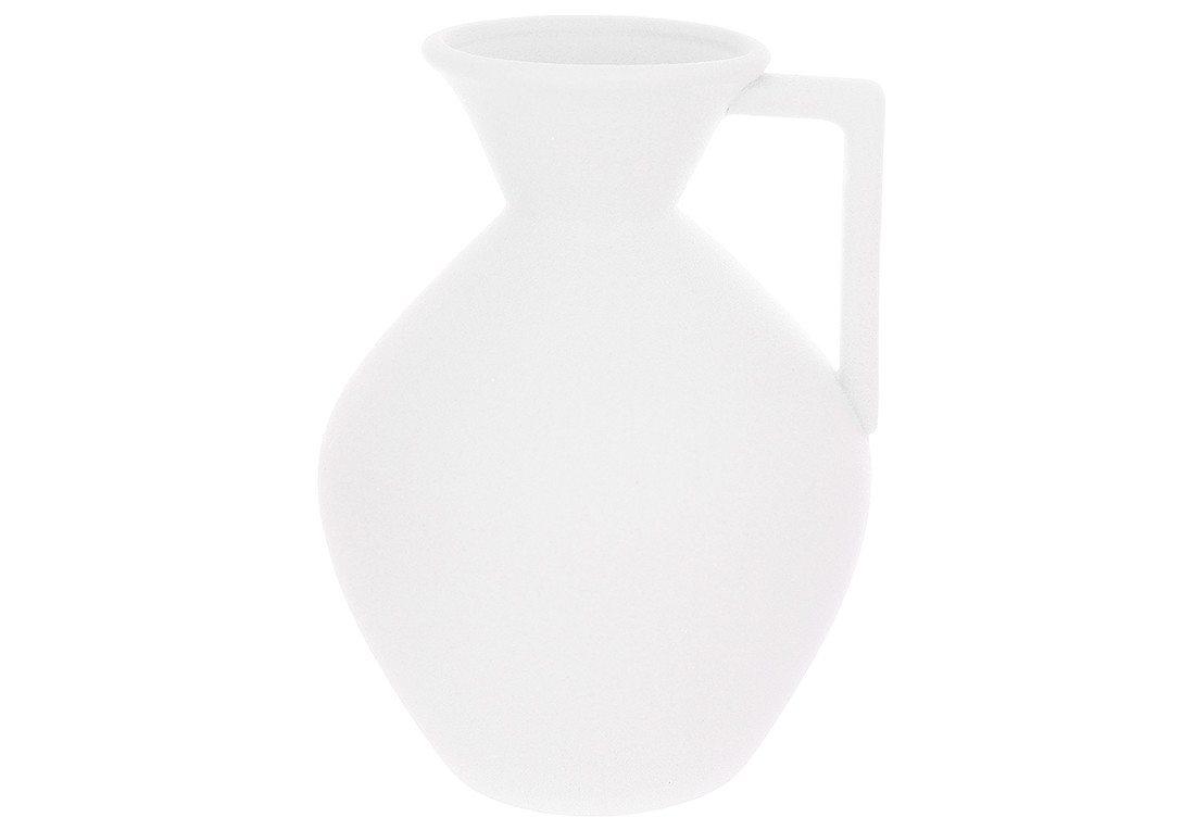 Ваза керамічна Romana 16*22см, колір - білий матовий ТОВАР ВІД ВИРОБНИКА