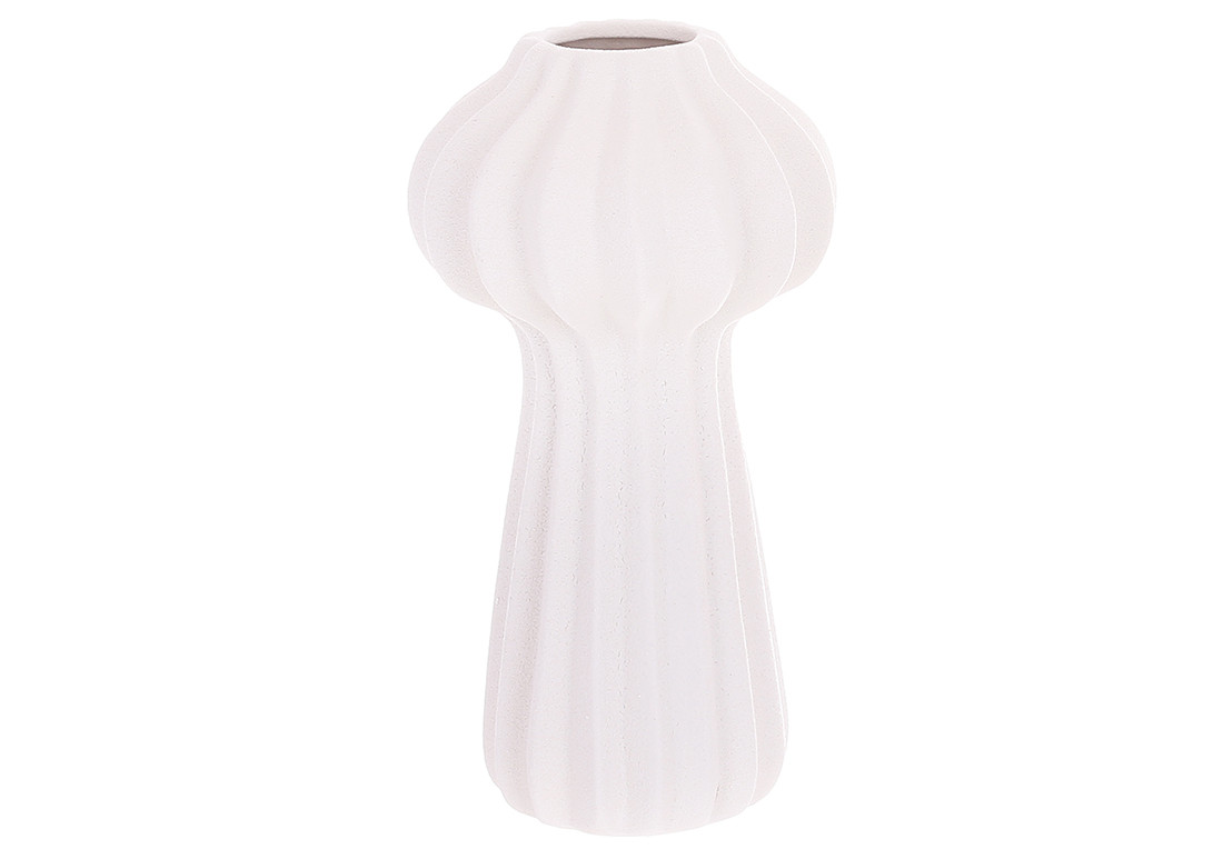 Ваза керамічна Mia 10.5*24см, колір - білий матовий ТОВАР ВІД ВИРОБНИКА