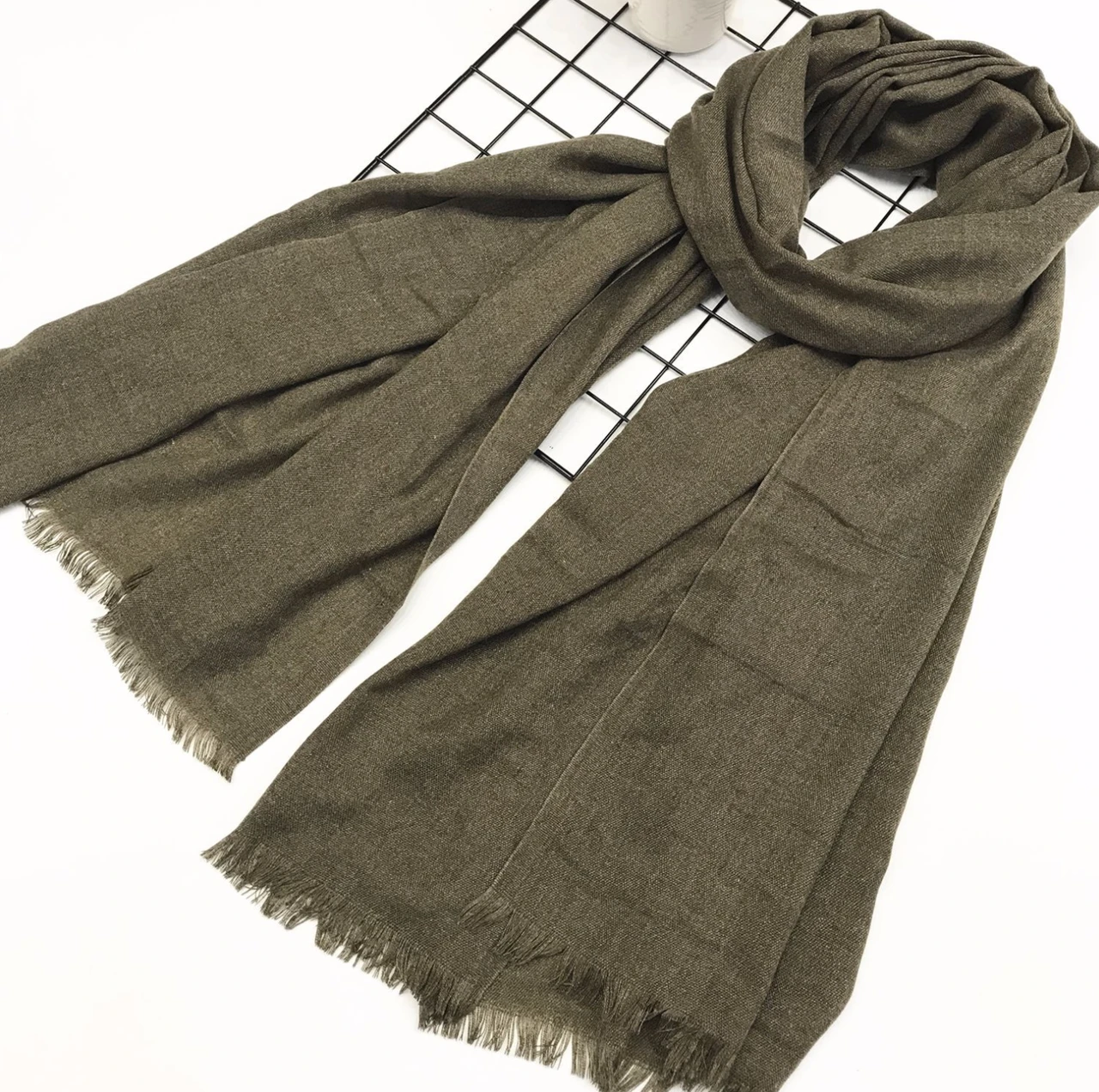 Шарф M&JJ Прага Зелений 180х80 см (8320), фото 1