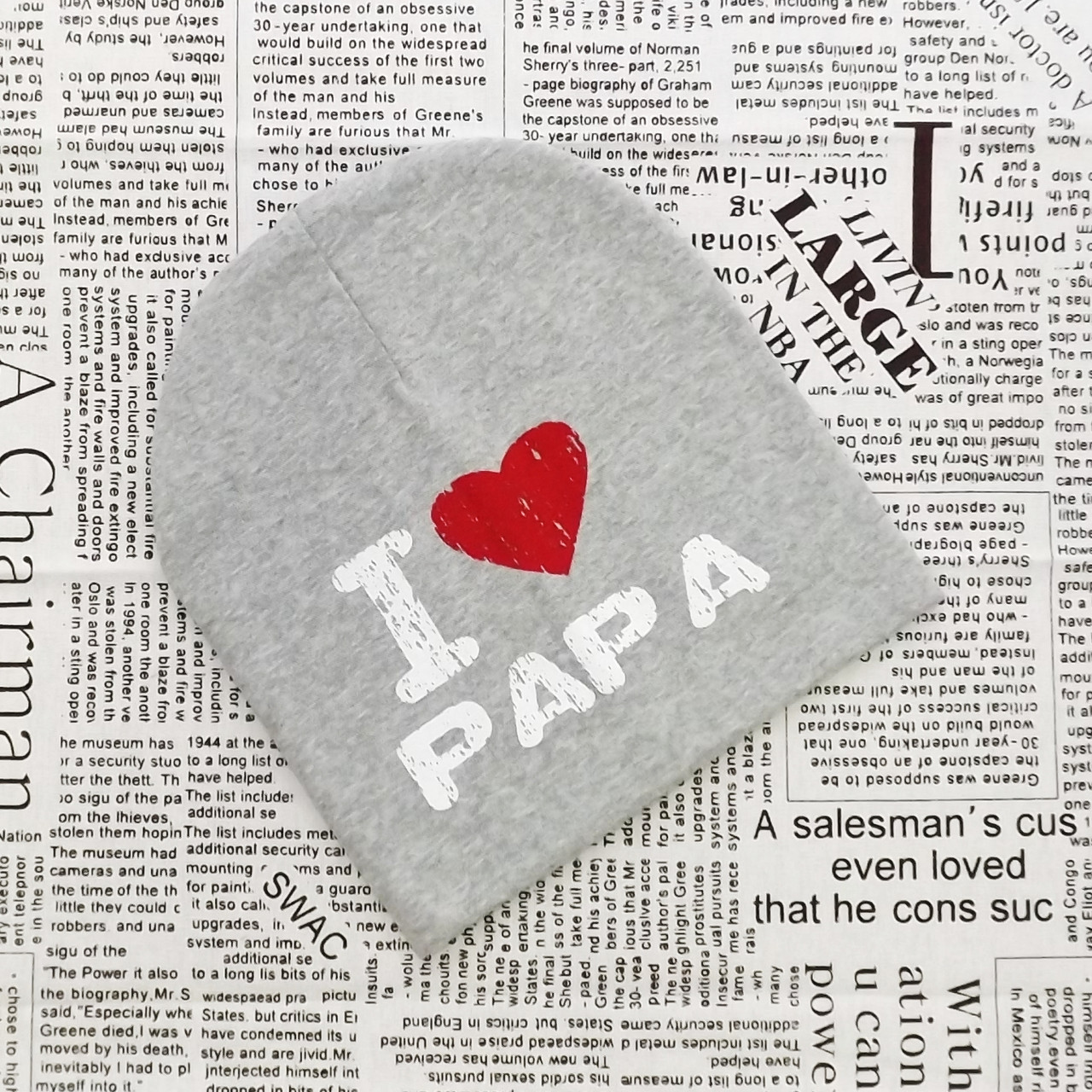 Шапка I love papa