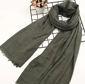 Шарф M&JJ Прага Бежево-сірий 180х80 см (8319)