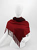 Шарф жіночий M&JJ Флоренція Темно-червоний/бордо 190х65 см (8325), фото 2