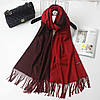 Шарф жіночий M&JJ Флоренція Темно-червоний/бордо 190х65 см (8325), фото 4