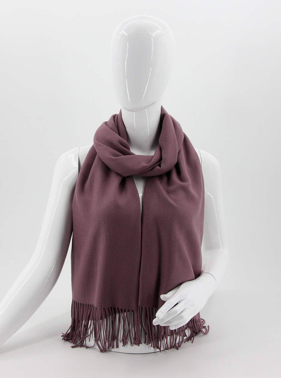Шарф жіночий M&JJ МАРМАРИС Темна пудра 65х185 см (8426), фото 1