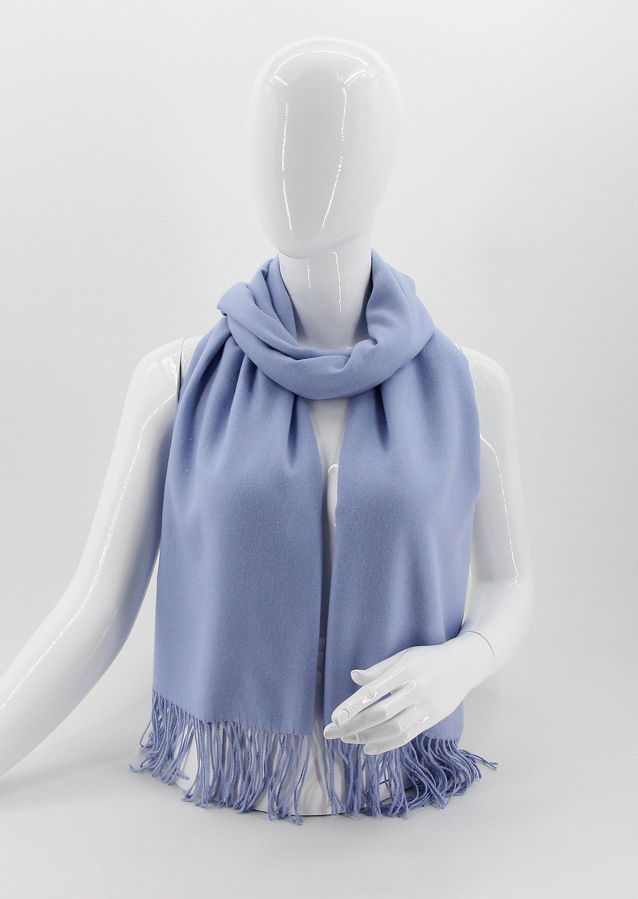 Шарф жіночий M&JJ Мармаріс Волошковий 190 х 70см (8430), фото 1