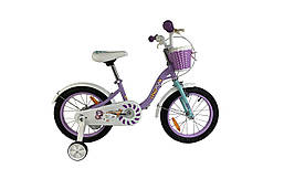 Велосипед дитячий RoyalBaby Chipmunk MM Girls 16", OFFICIAL UA, фіолетовий (AS)