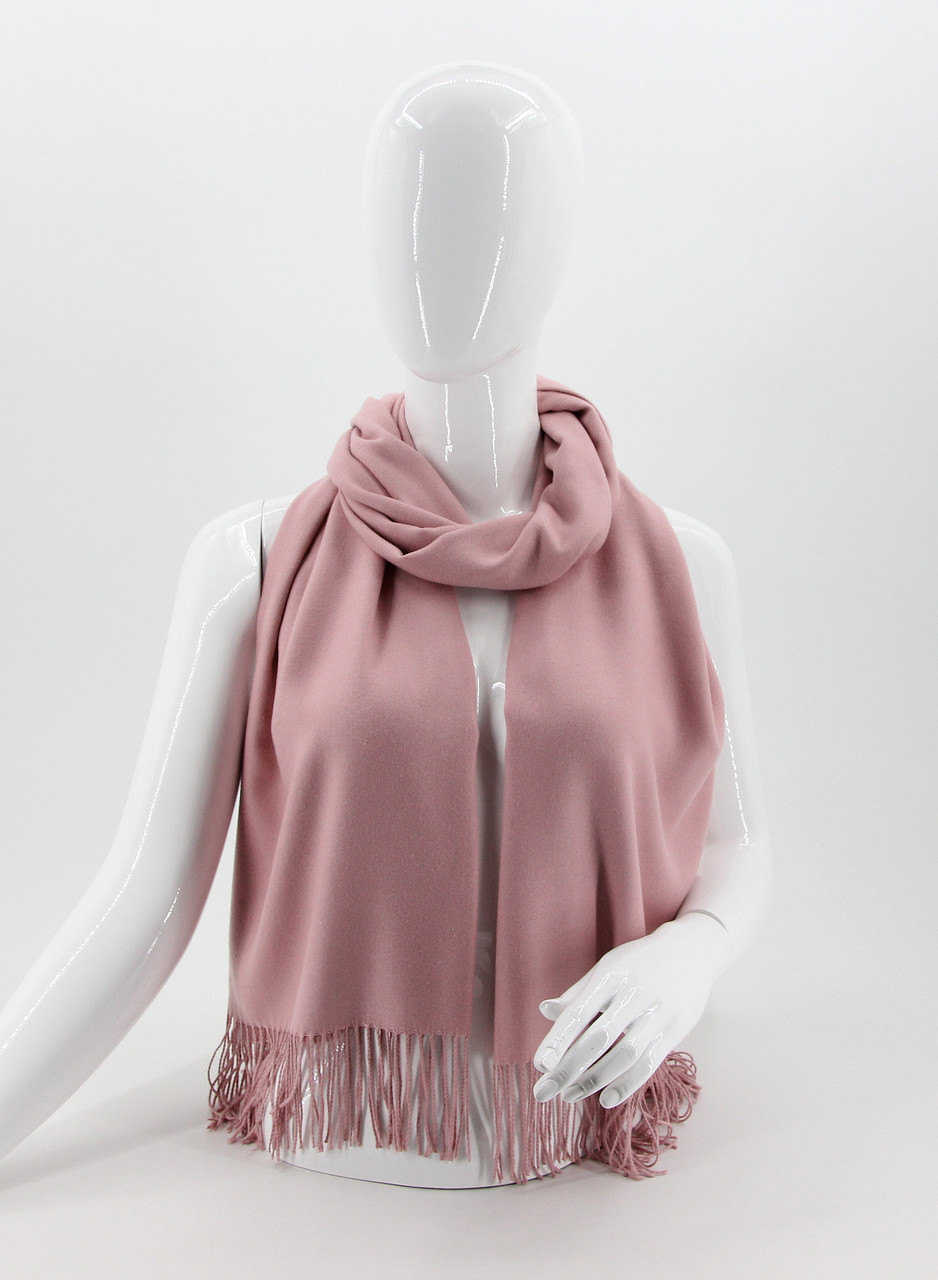 Шарф жіночий M&JJ МАРМАРИС Яскрава пудра 65х185 см (8424), фото 1