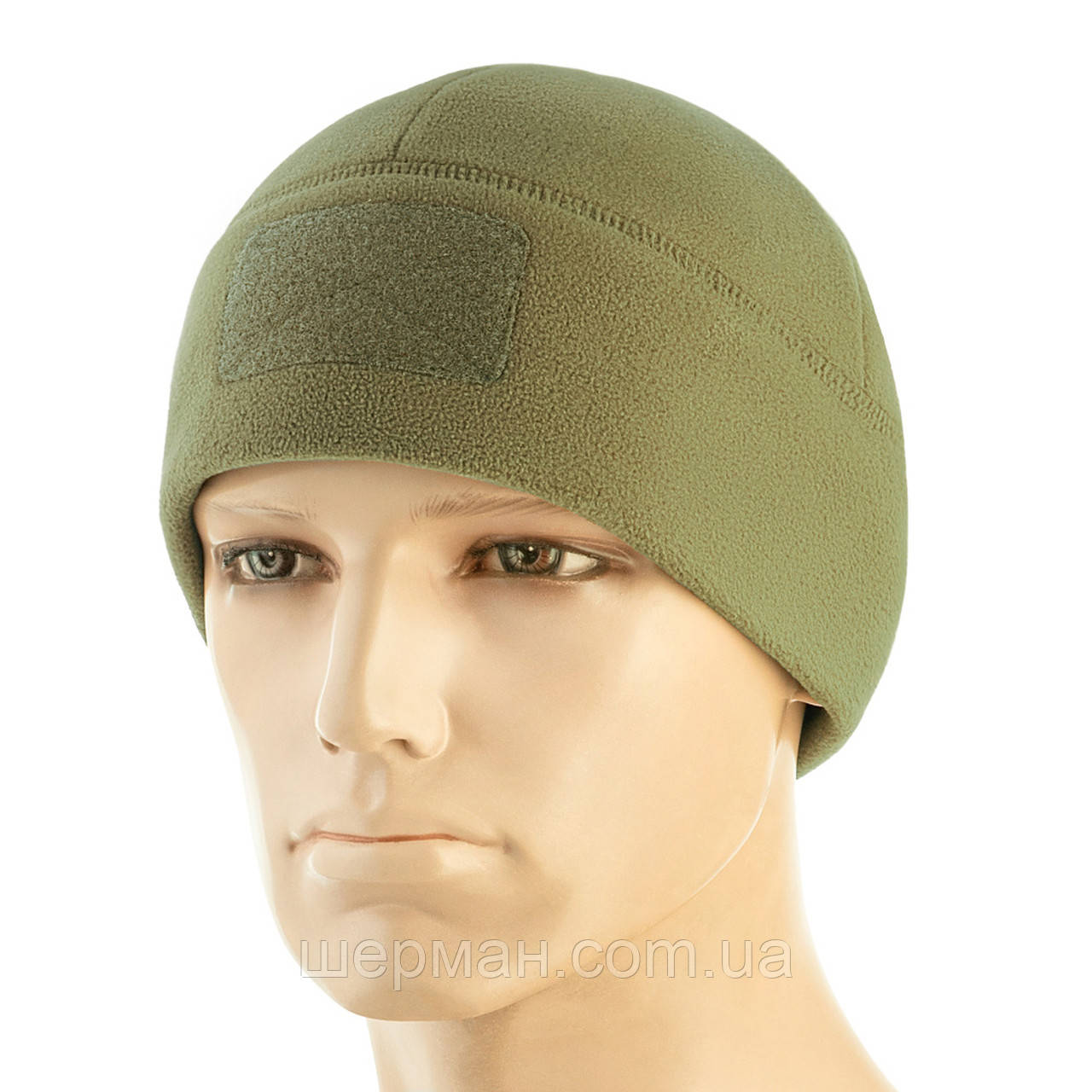 M-Tac шапка Watch Cap Elite фліс (320г/м2) з липучкою Tan S