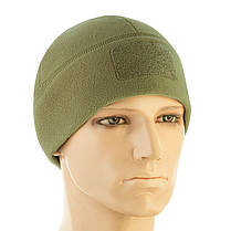 M-Tac шапка Watch Cap Elite фліс (320г/м2) з липучкою Tan S, фото 4