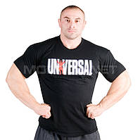 Universal Nutrition, Футболка (Лого Юниверсал 77), черная ( M )