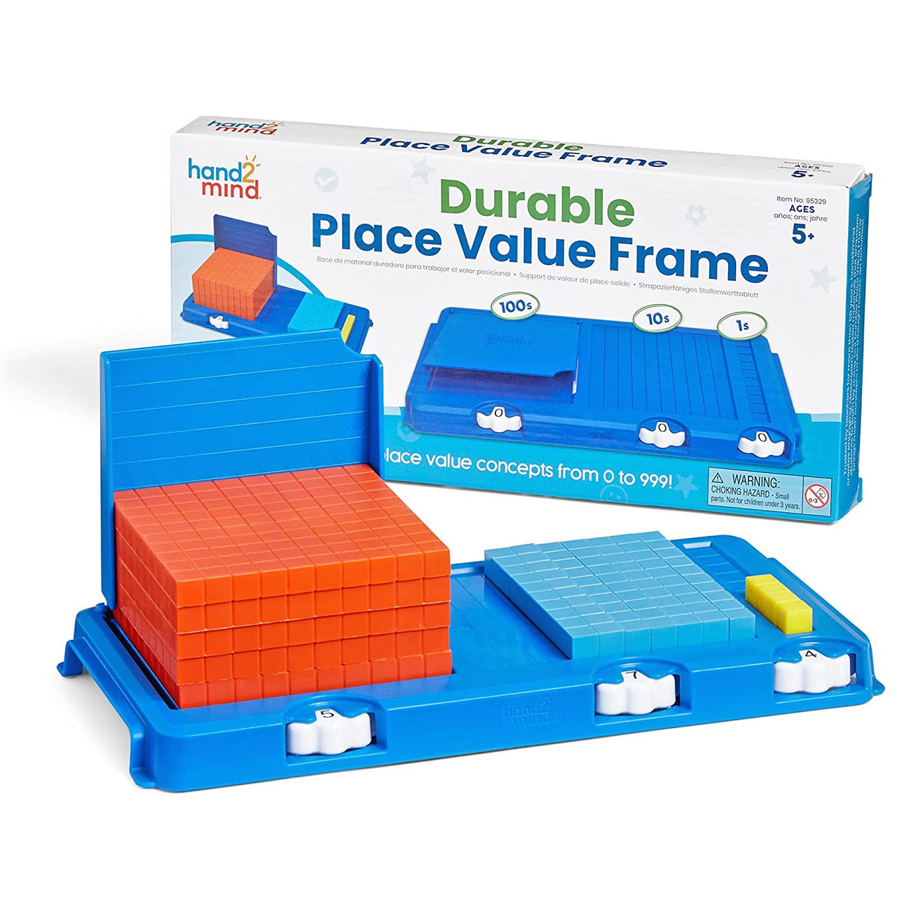 Математичний набір Durable Place Value Frame від hand2mind, фото 1