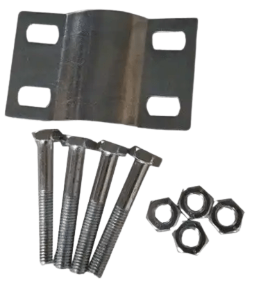 Кріплення до стіни для чашкової чавунної поїлки з язиком з нержавіючої сталі, фото 1