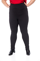 Лосини жіночі на флісі чорніДайвінг одяг великих розмірів Супер Батал
