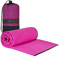 Рушник спортивний 4FIZJO XL 180 x 100 см із мікрофібри Pink