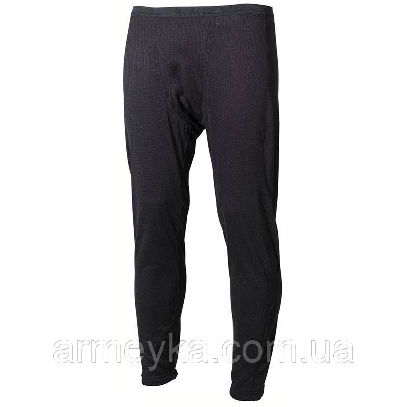 Термобілизна низ кальсони usa ecwcs gen iii, level ii чорний потовідвідний, MFH Німеччина