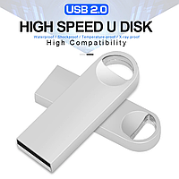 Флешка (USB Flash) 64GB 2.0 металлическая ЮСБ флешка 64 гб для компьютера Код:DC08