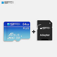 Карта памяти STmagic 64GB microSD с адаптером в комплекте Код:DC08