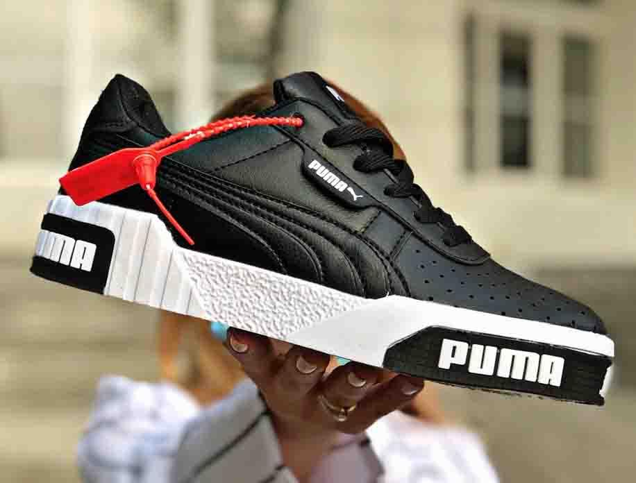 Puma black cheap basket
