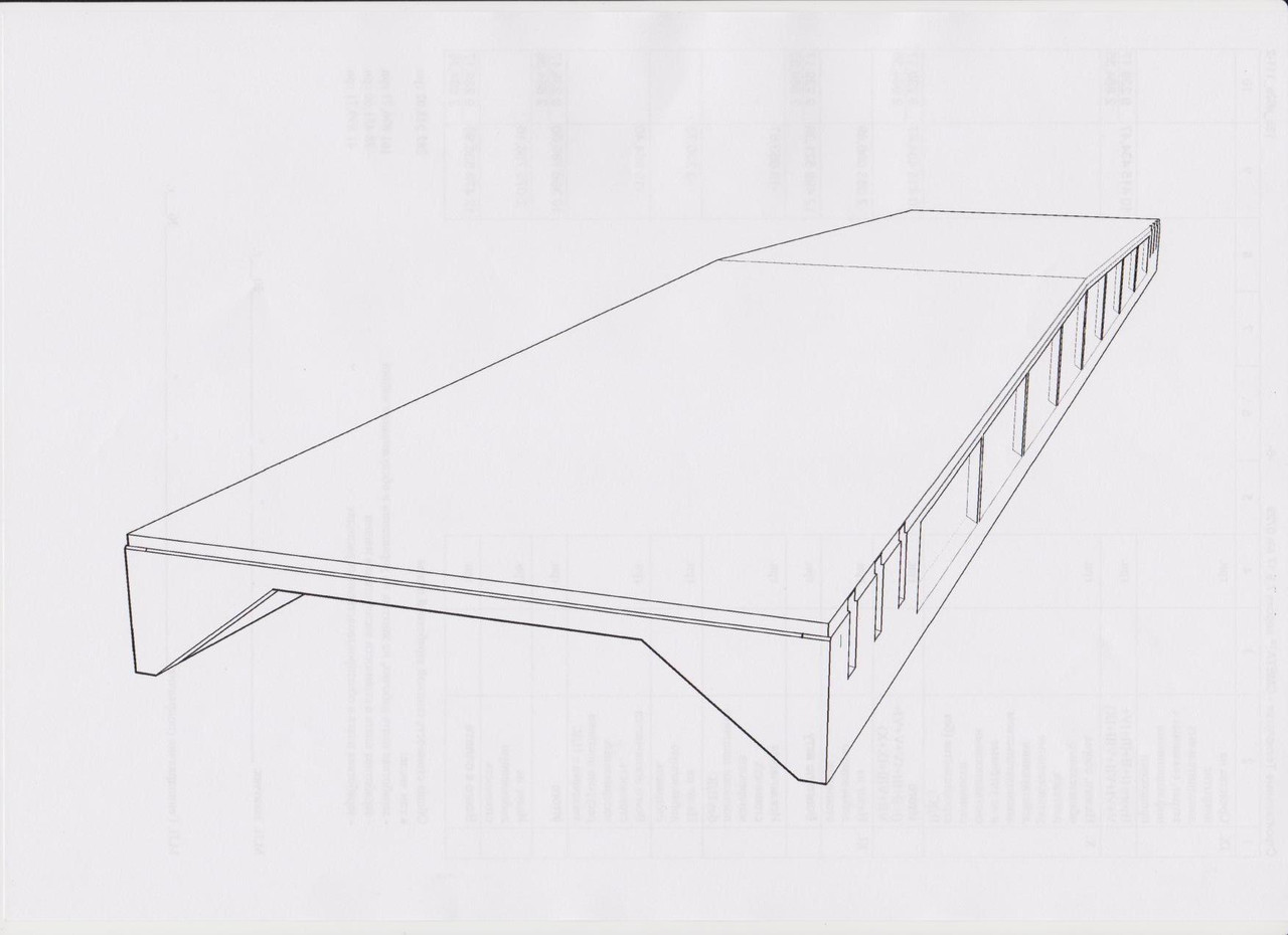 Плита-перекрытия типа ПГ размером 3 х 15,1 метра, без утеплителя - фото 3 - id-p1950846841