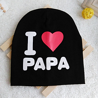 Шапка I love papa (07301)