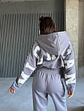 Жіночий костюм кофта на змійці з написом на спинці та штани SM; L-xl тринитка-ПЕТЛЯ, дуже приємна до тіла, фото 9