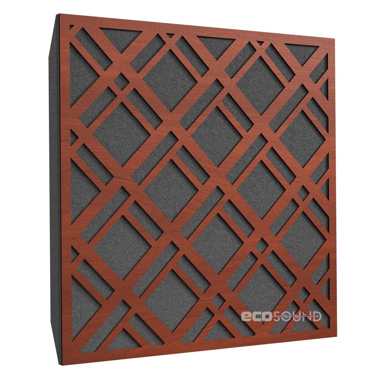Акустична панель Ecosound Grille Apple Locarno 53 50х50 см Коричневий