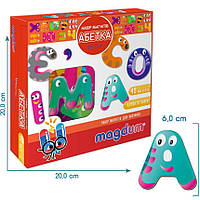 Магнітні ігри Абетка "Magdum" 40 магнітів для навчання, букви та знаки ( ML4031-36), фото 5
