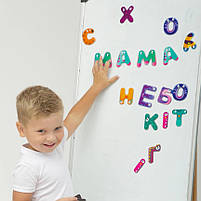 Магнітні ігри Абетка "Magdum" 40 магнітів для навчання, букви та знаки ( ML4031-36), фото 7