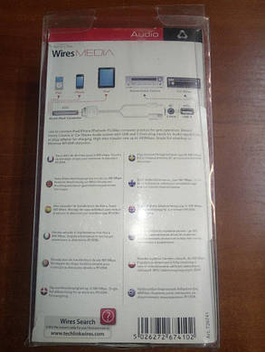 Кабель Techlink WiresMEDIA Apple 30p USB 2.0 + 3,5 мм Білий, фото 2