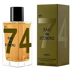 Iceberg — Eau De Iceberg 74 Amber (2012) — Туалетна вода 100 мл — Вінтаж, випуск, формула аромату 2012 року