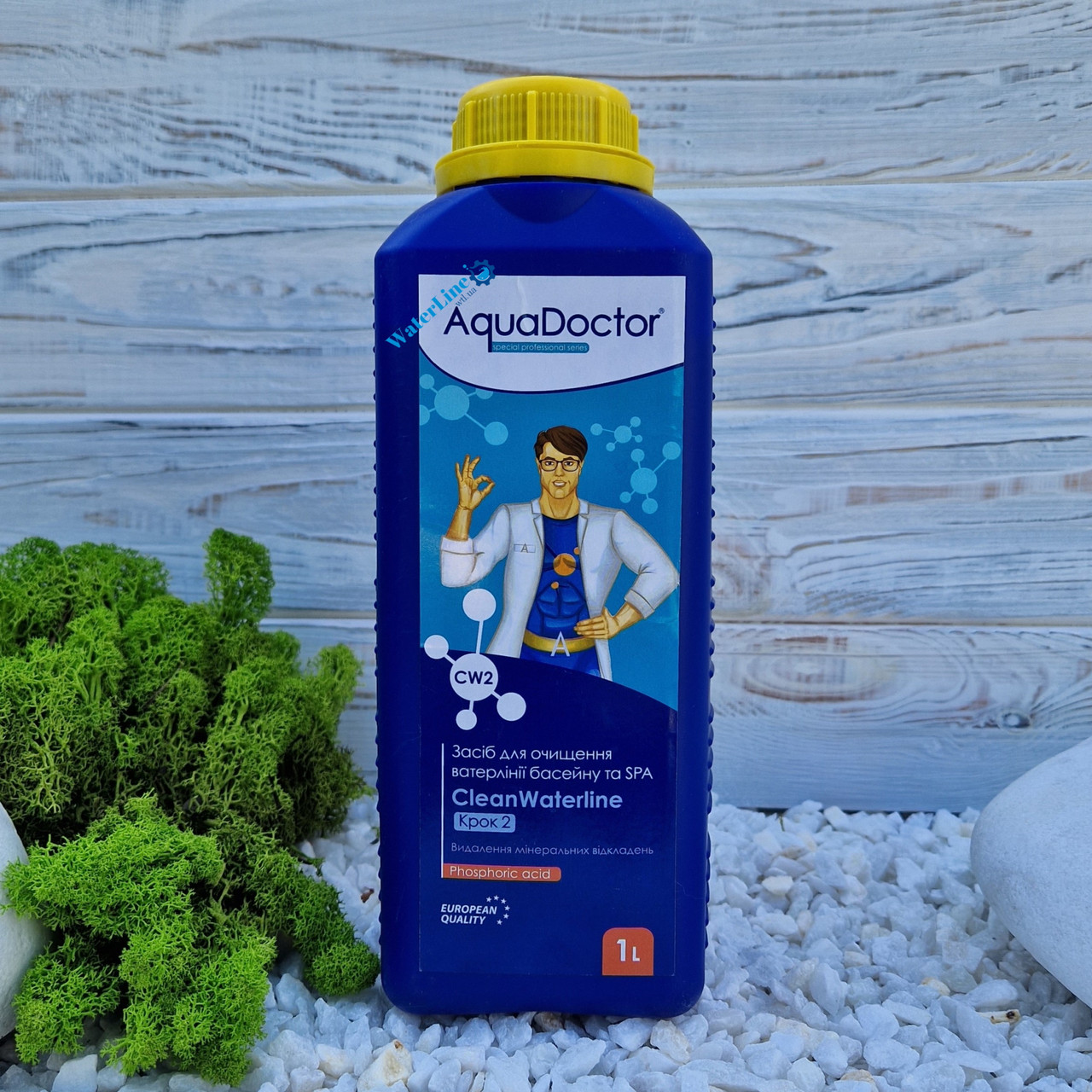 Засіб для очищення ватерлінії басейну і СПА AquaDoctor CW CleanWaterline Крок 2 | Аквадоктор