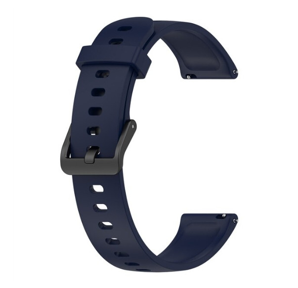 Силіконовий ремінець для Realme Band 2 (18мм) Deep Blue
