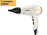Фен професійний для волосся з 2 насадками Promotec PM-2305 3000 Вт білий (PM-2305), фото 2