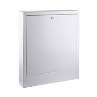 Коллекторный шкаф ECO TECHNOLOGY 420х610х120мм наружный на 3 контура белый ШКН-01 000021483