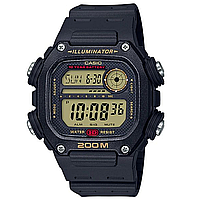 Часы водонепроницаемые 200 м противоударные, тактические часы мужские Casio DW-291 оригинал с подсветкой