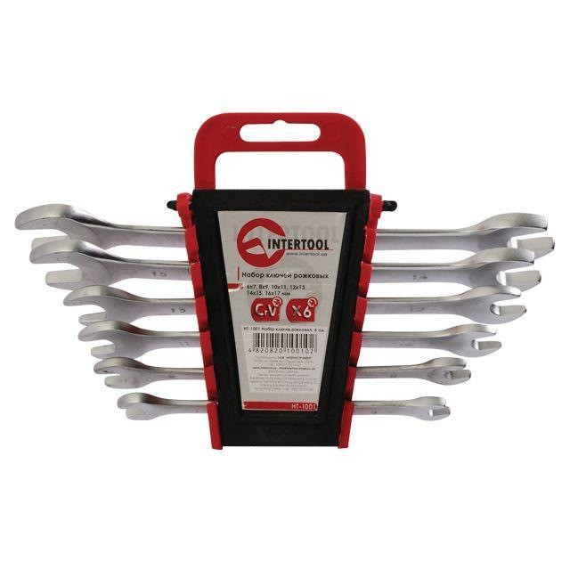 Набір ріжкових ключів 12ед 6-32мм Intertool HT-1003