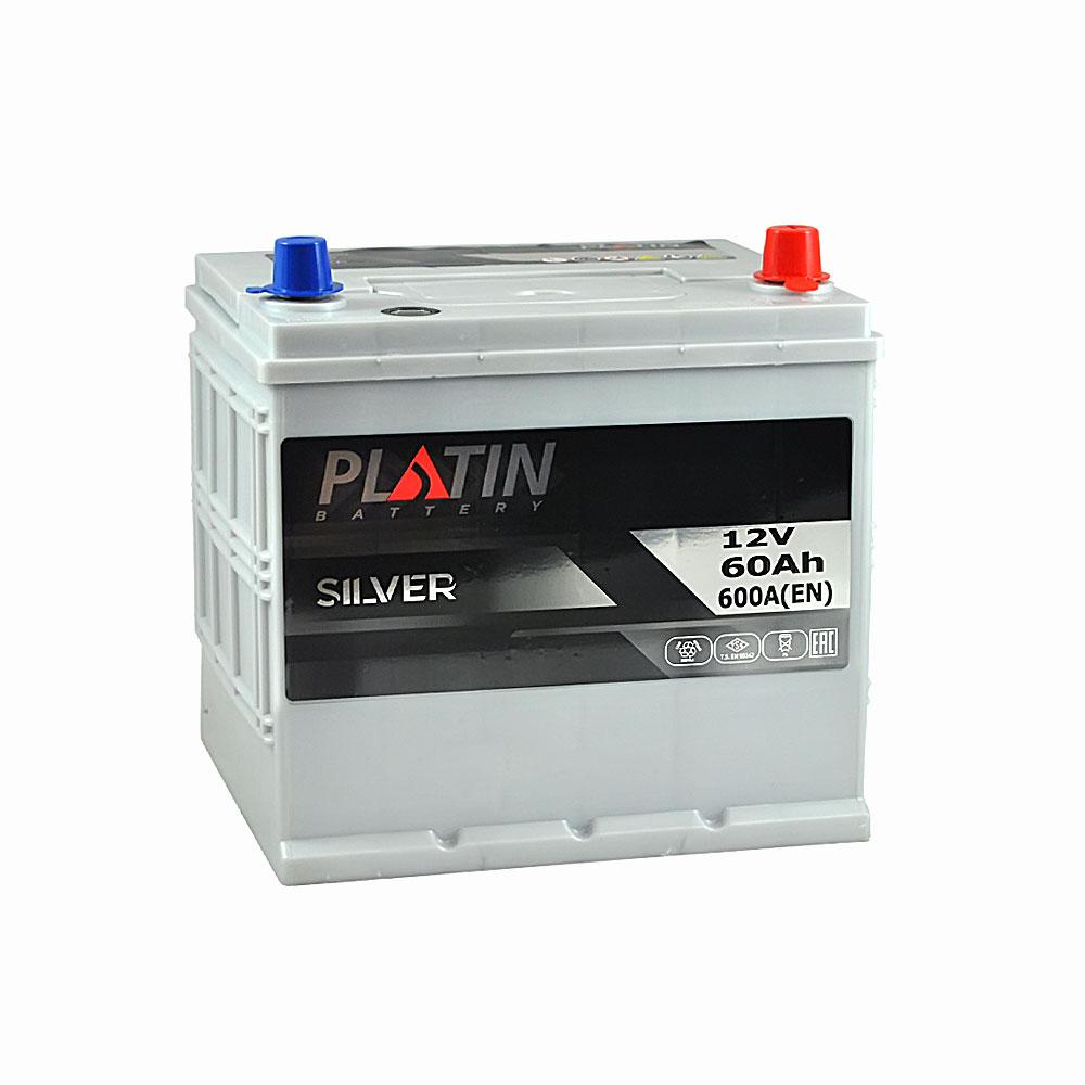 Автомобильный аккумулятор 60Ah 600A R+ PLATIN Silver Asia SMF (D23) (ID ...