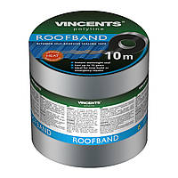Бітумна стрічка Vincents Roofband 10 см х 3 м коричневий