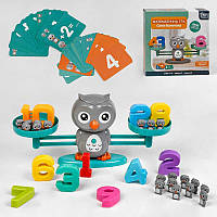 Балансир "Сова" 30299 (12/2) “4FUN Game Club”, 53 елементи, 3 рівні гри, 30 двосторонніх карток, цифри від 1 до 10, в коробці