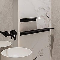 Полиця для ванної, душа металева з неіржавкої сталі
