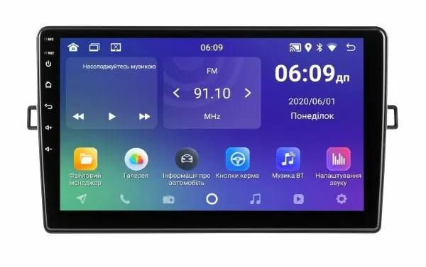 Штатна магнітола андроїд TOYOTA Auris, Автомагінтола 2 дин 2/32, штатний головний пристрій туто