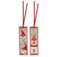 Рождественские гномы Набор для вышивания крестом (закладка) Vervaco PN-0185073