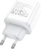 Мережевий зарядний пристрій Hoco C105A PD 20W White, фото 6
