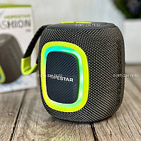 Портативная беспроводная Bluetooth колонка с RGB подсветкой Hopestar P66 5 ВТ черный