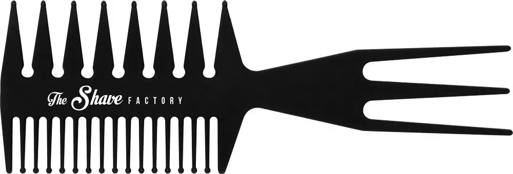 Комбінований гребінець для волосся The Shave Factory 034 Premium Hair Comb, фото 1