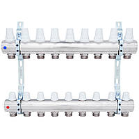 Коллектор для системы отопления ICMA 9 контуров 1"/3/4" K005 87K005PS06