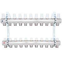 Коллектор для системы отопления ICMA 11 контуров 1"/3/4" K005 87K005PT06