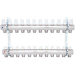 Колектор для системи опалення ICMA 12 контурів 1"/3/4" K005 87K005PU06